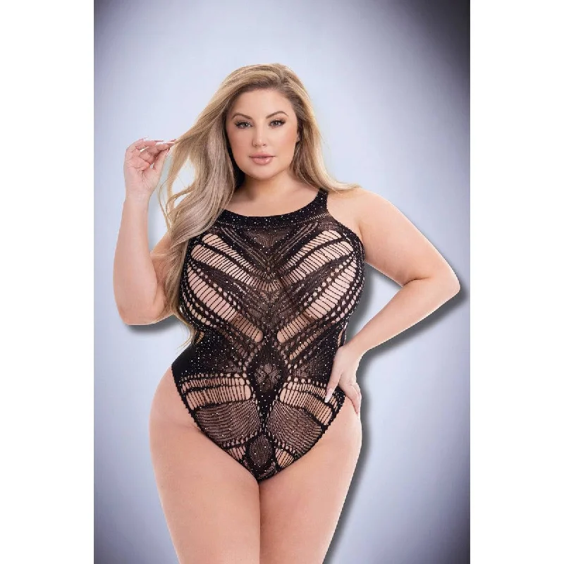 Diamonte Bodysuit Black Q