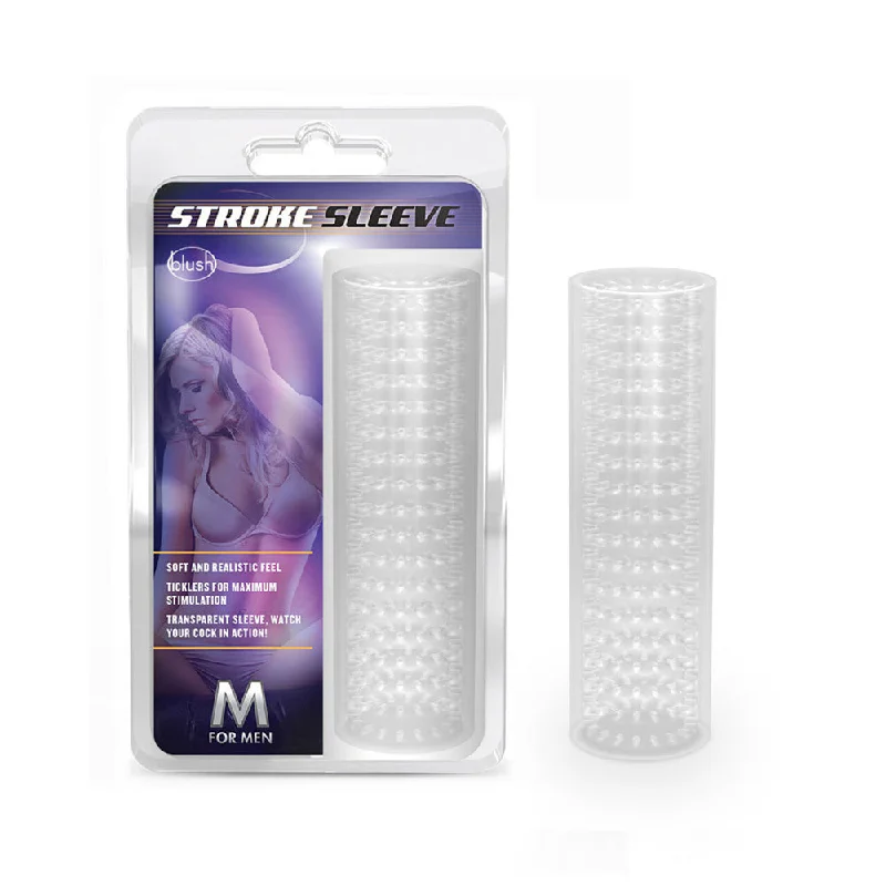 M For Men Stroke Sleeve Clear