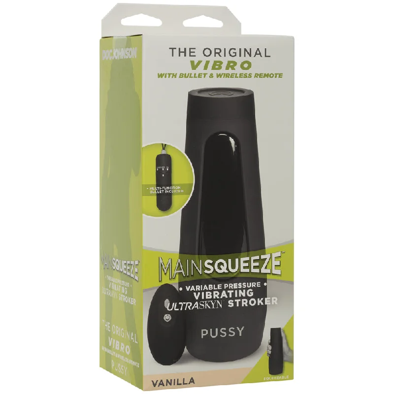 Main Squeeze The Original Vibro ULTRASKYN Stroker Pussy Vanilla