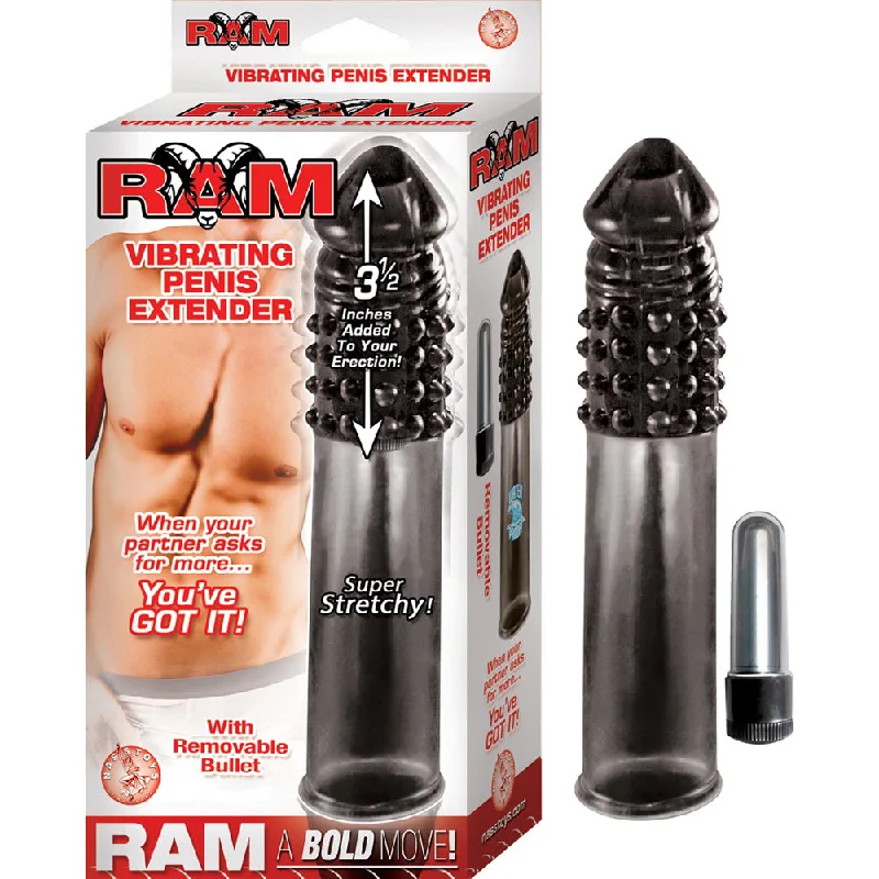 Ram Vibrating Penis Extender Smoke