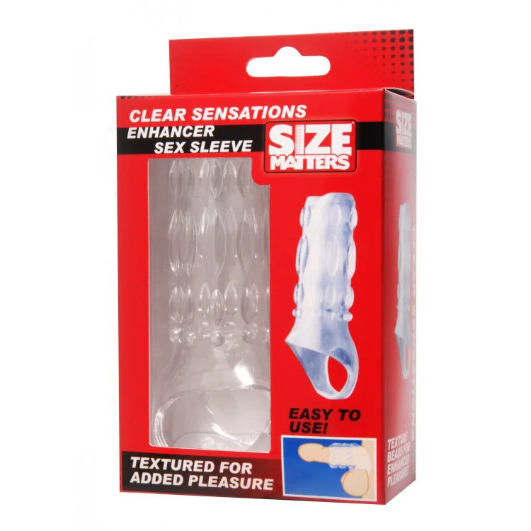 Size Matters Clear Sensations Enhancer Sex Sleeve