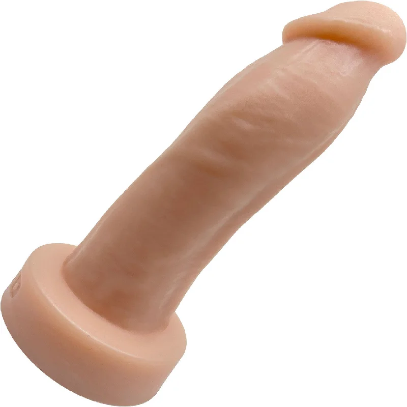 BIG Daddy Duncan Large 8" Platinum Silicone Realistic Dildo By Dee's Big Daddies - Vanilla