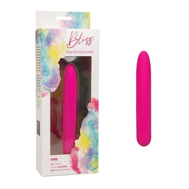 Bliss Liquid Silicone Vibe - Pink