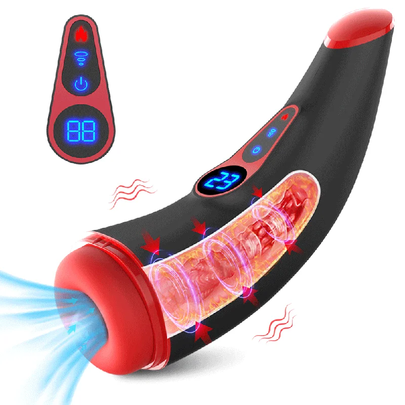 Cone - Male Masturbator Cup With 9 Sucking & 9 Vibrating Modes