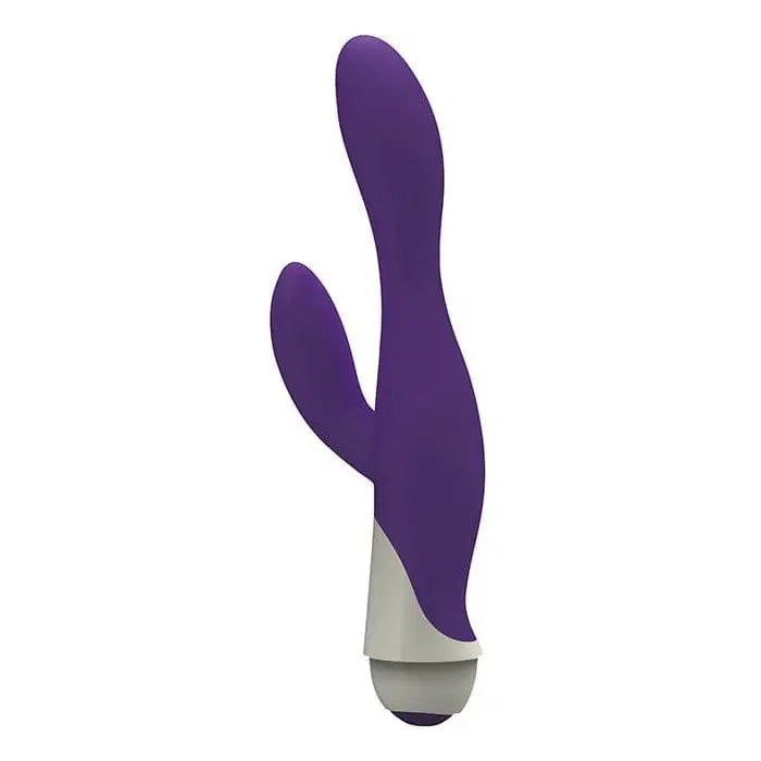 Curve Toys Gossip Serena Waterproof Silicone Dual Stimulation Vibrator Violet