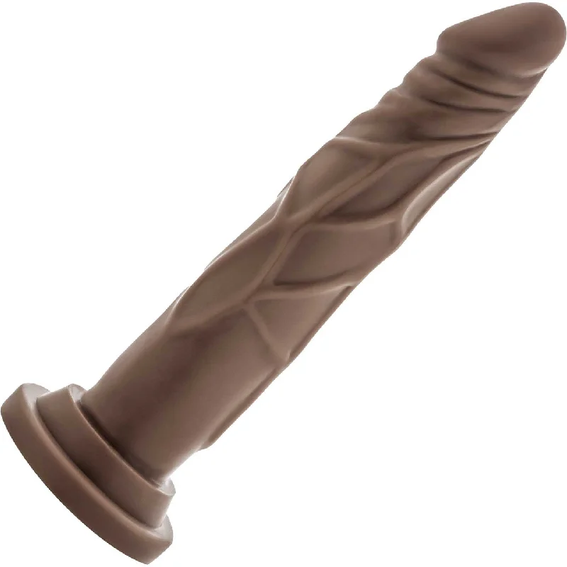 Dr. Skin Dr. Carter 7" Realistic Posable Silicone Dildo With Suction Cup By Blush - Chocolate