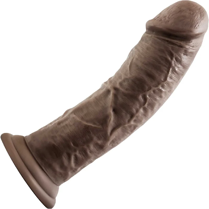 Dr. Skin Dr. Shepherd 8" Realistic Posable Silicone Dildo With Suction Cup By Blush - Chocolate