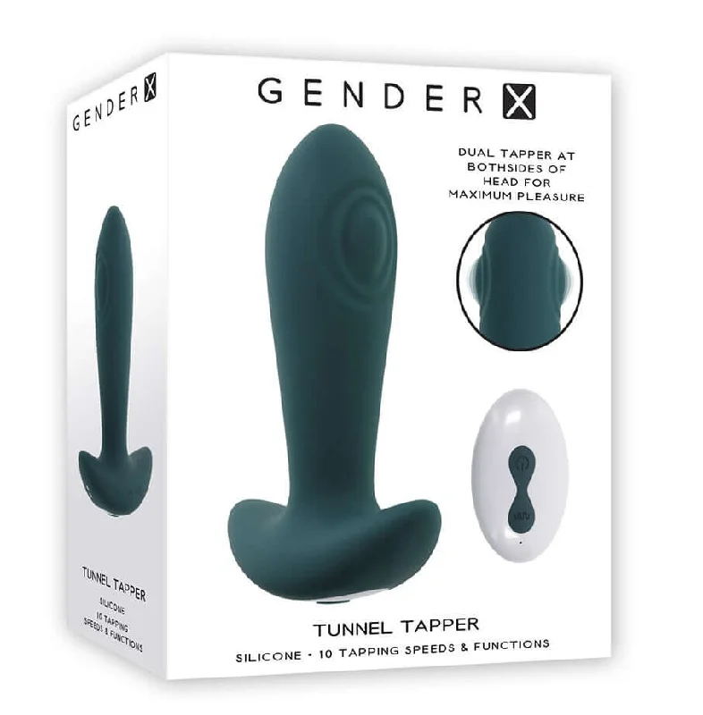 Gender X Tunnel Tapper | Remote-Controlled Tapping Plug with 10 Speeds