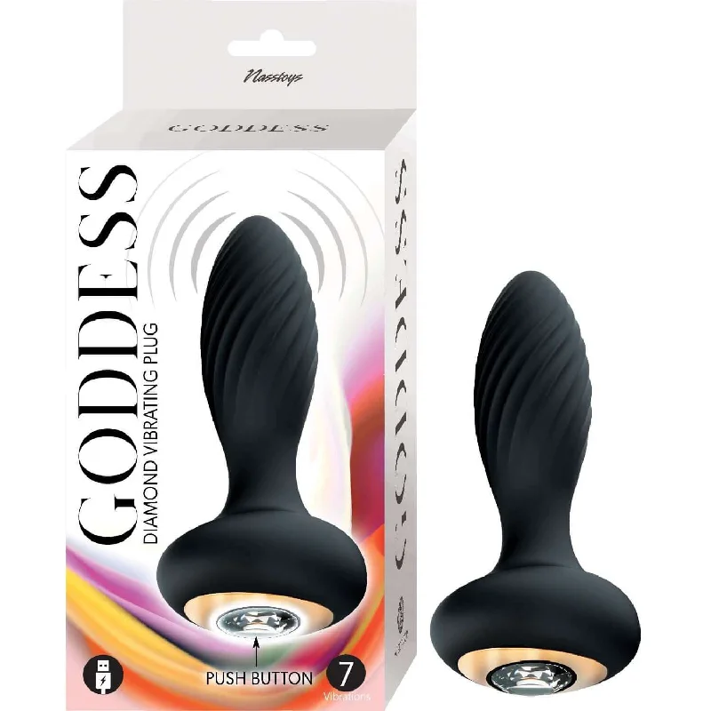 Nasstoys Goddess Diamond Vibrating Plug Black – Elegance Meets Excitement