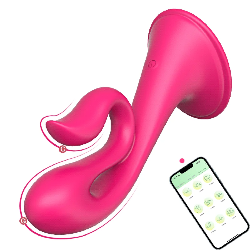 Horn-APP Control G-spot Vibrator Dildo for Women Clit Clitoris Stimulator