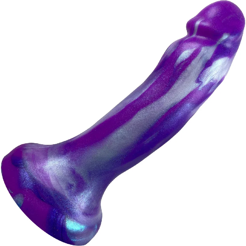 Pris Toys Comet 7" Dual Density Silicone Dildo - Amethyst