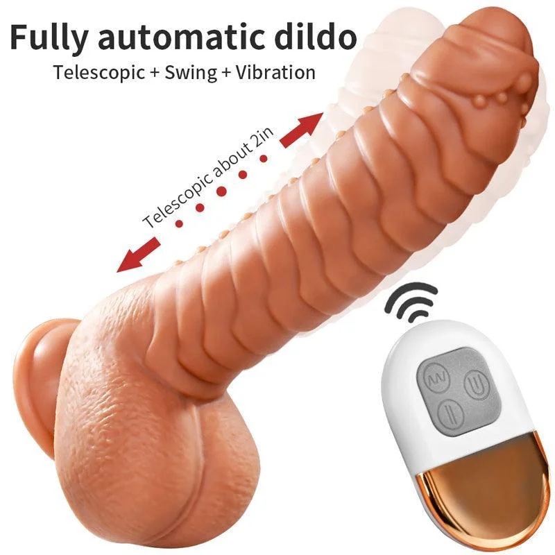 Remote Control Thrusting Dildo Sex Toy