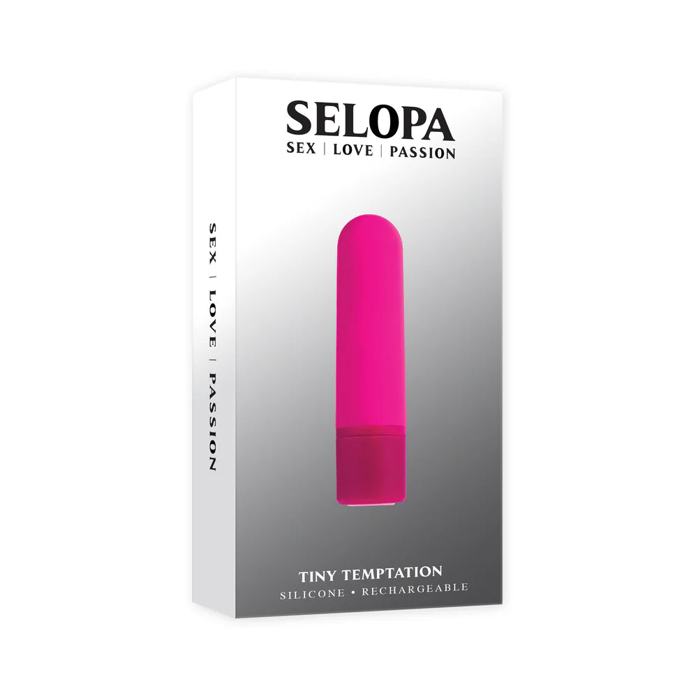 Selopa Tiny Temptation Rechargeable Silicone Bullet Vibrator