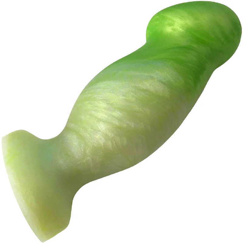 Sensi 5" Silicone Dildo By Uberrime - Green Between