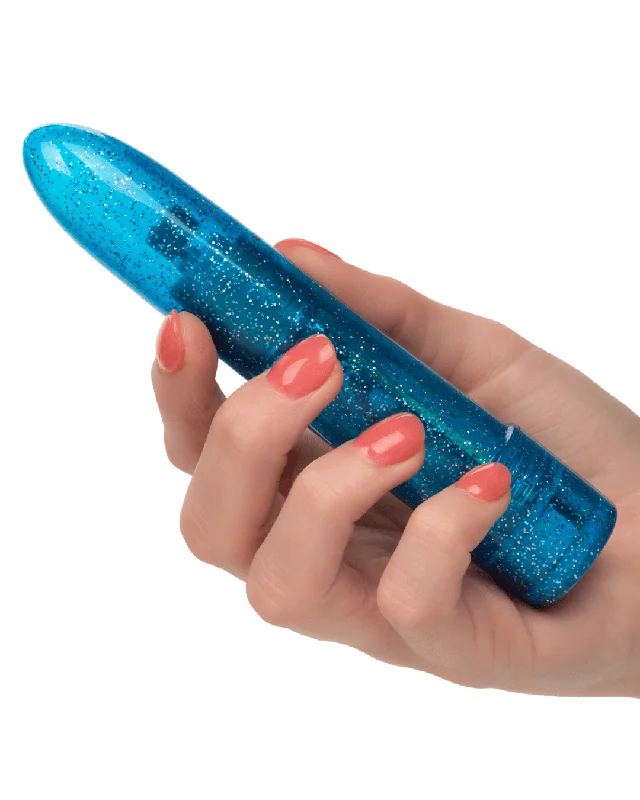 Sparkle Beginner's Mini Waterproof Vibrator - Blue