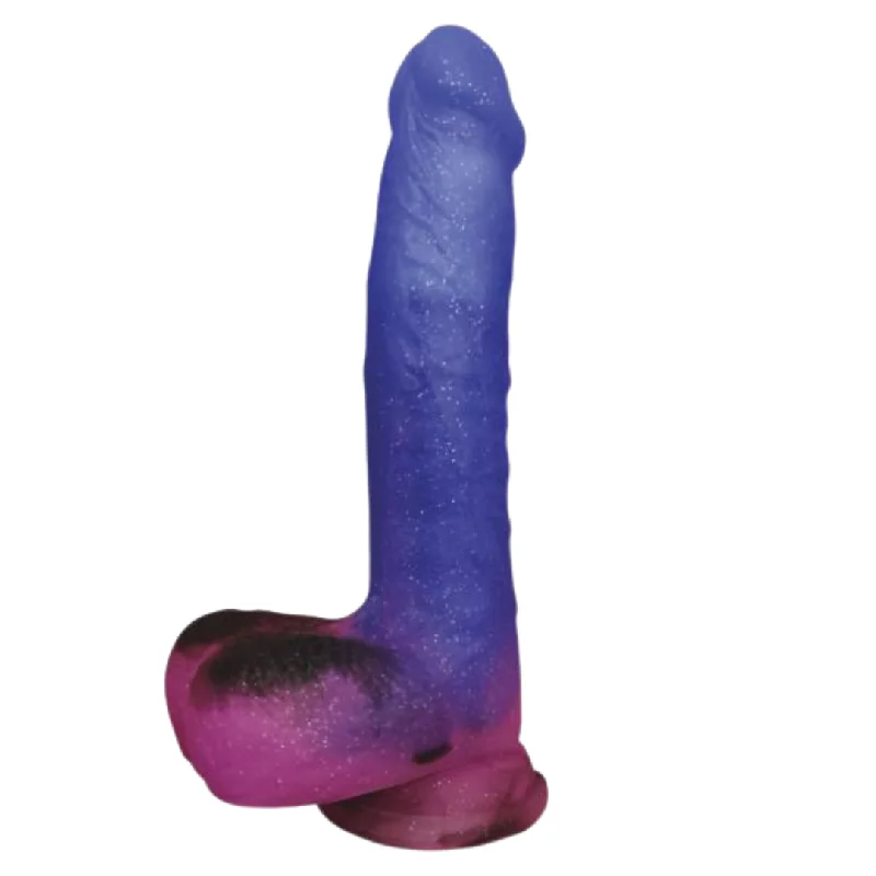 Stardust Milky Way 8.5" Vibrating Suction Cup Dildo