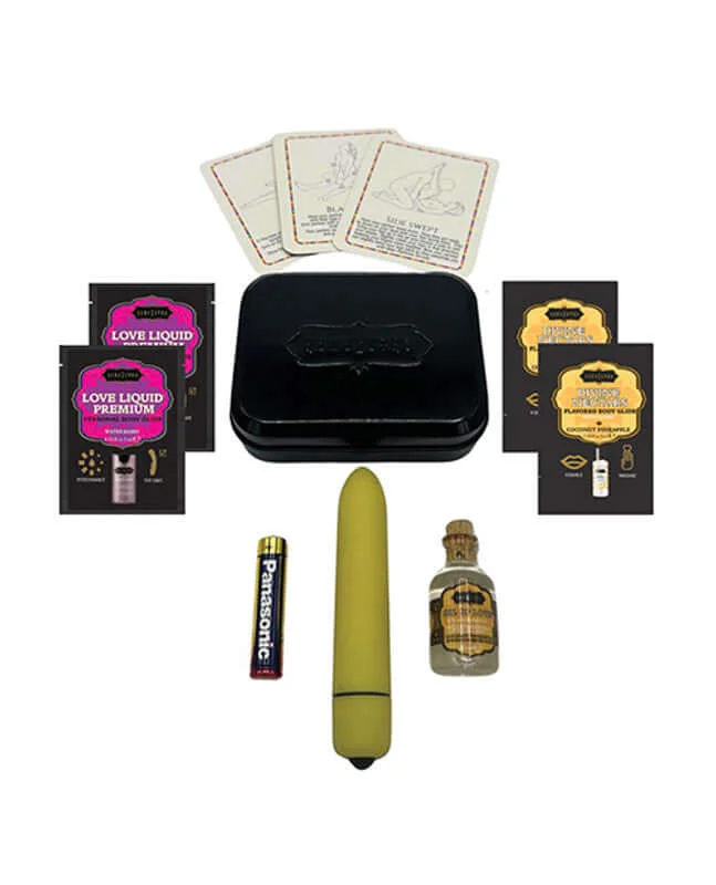 Kama Sutra Weekender Vibe Kit – Coconut Pineapple – Mini Bullet & Sensual Essentials