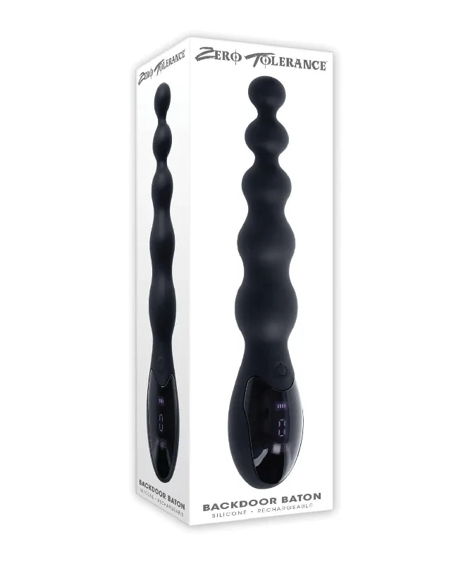 Backdoor Baton - Flexible Beaded Vibrator with 9 Speeds for Intense Backdoor Play