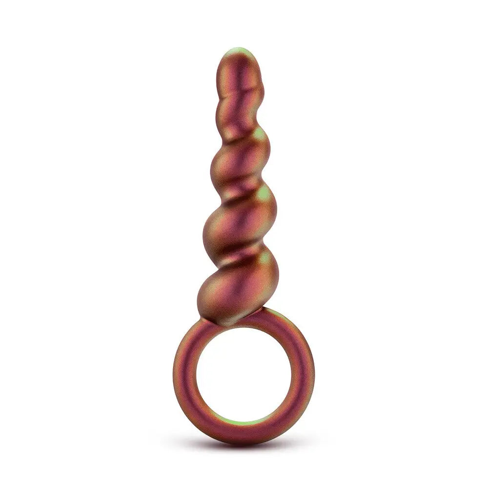 5.25-inch Blush Novelties Silicone Spiral Loop Butt Plug