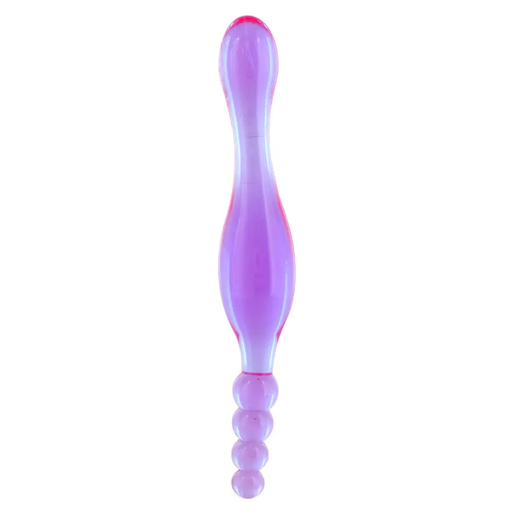 8-inch Seven Creations Double Ended Purple Anal Probe