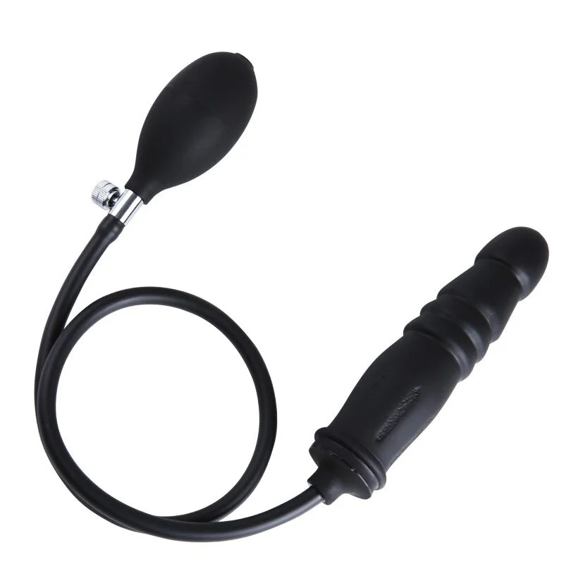 Anal Dilator Anal Inflatable Expandable Butt Plug with Pump Big Dildo Prostate Massage Toys for Men Gay