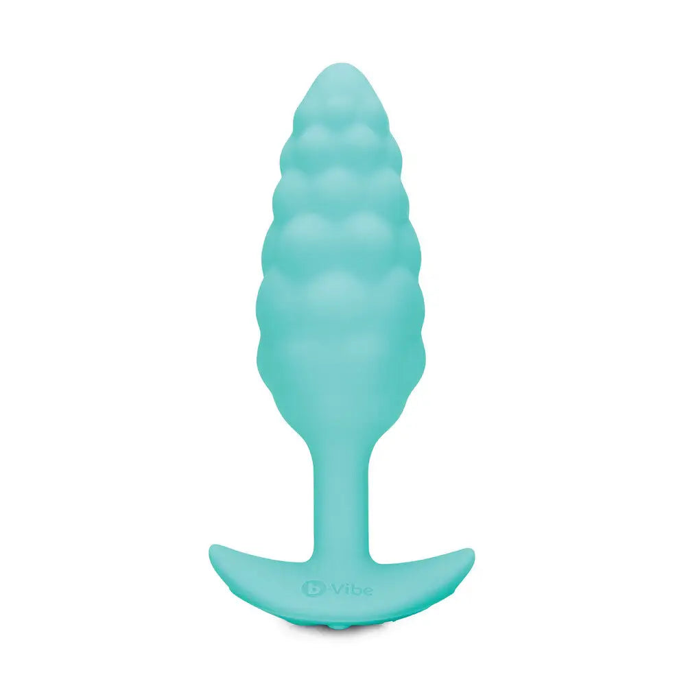 B-vibe Silicone Green Rechargeable Multi Speed Medium Butt Plug