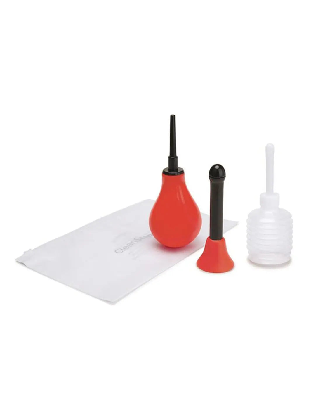 CleanScene 5 Piece Anal Douche Set with Classic & Flared Tips