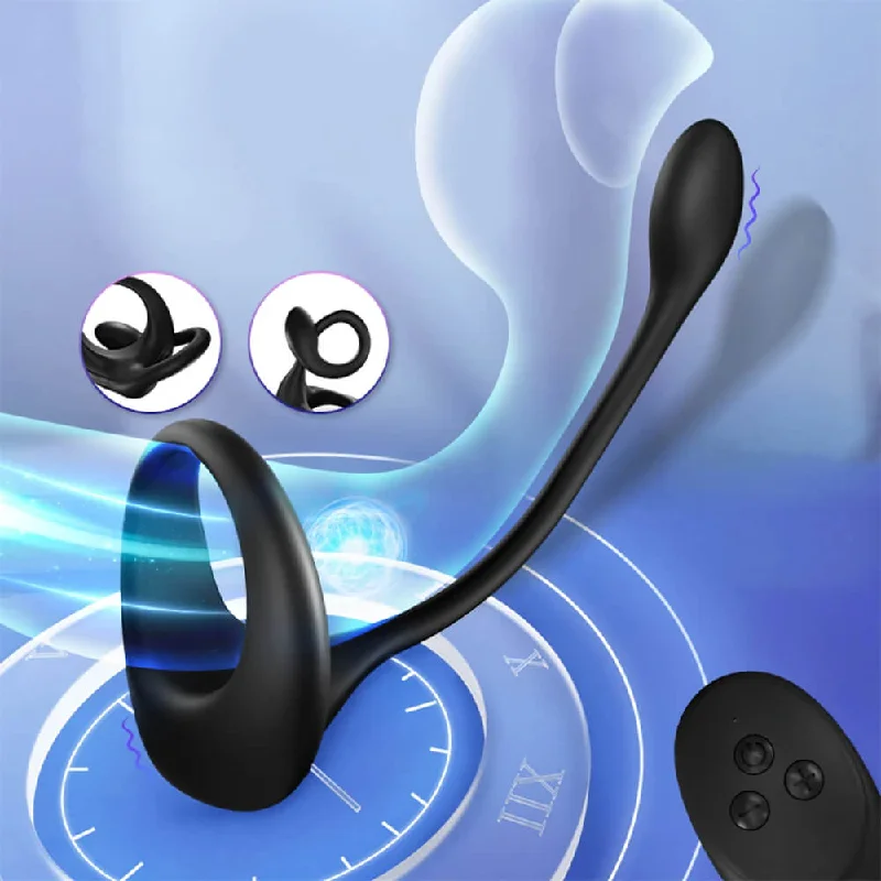 Cock Vibrator Male Prostate Massager Remote Control Plug Anal Butt Stimulator Sperm Lock Ring Penis Cock