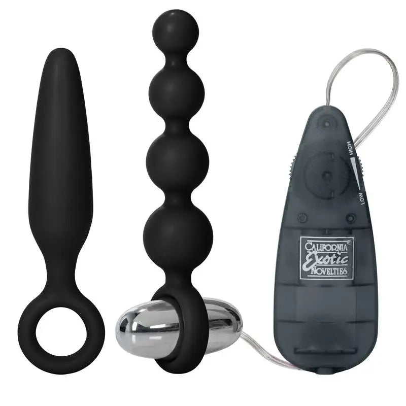 Colt Black Booty Call Unisex Waterproof Vibrating Anal Kit