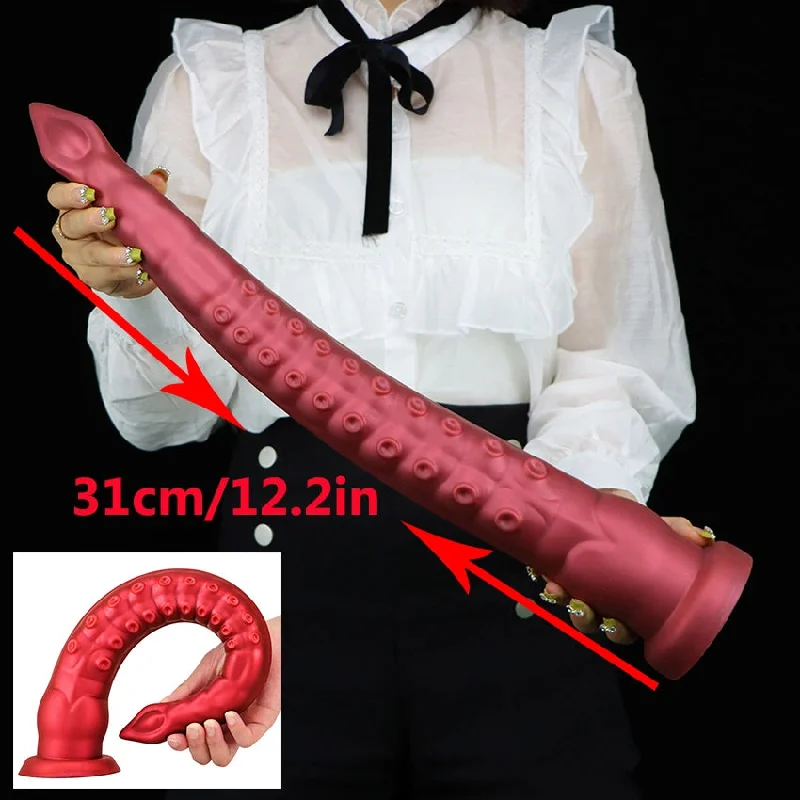 31cm Huge Butt Plug Long Anal Plug with Suction Cup