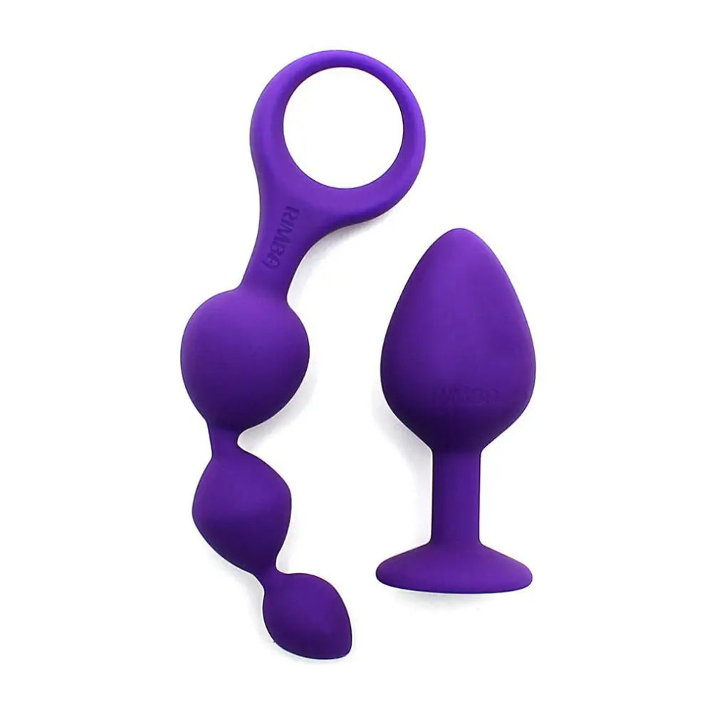 Rimba Silicone Purple Small Anal Pleasure Kit