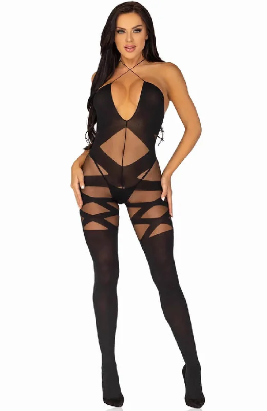 Crotchless bodystocking - With An Edge